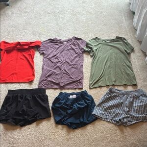 Casual T-Shirts and Shorts Set